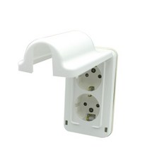 방수형 접지콘센트 매입 2구 화장실 스위치커버 도매 컨넥터 커넥터 2구 플로어박스