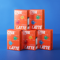 나눠서 먹어요 시바라떼(CIVA LATTE) 5 box