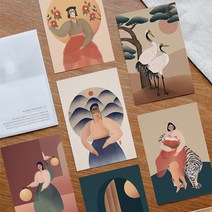 [천삼백케이] [아이스타일] [istyle]Korean Minhwa Postcard Set-by.온바림