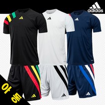 아디다스키즈 데일리 아동 반팔티 라운드티셔츠 반바지 세트 축구복 트레이닝복
