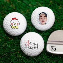 [오나공볼] 1알도 인쇄가능 선물용 커스텀 국산골프공, 2-2 소, 2피스