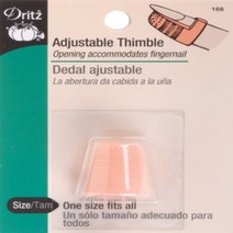 Dritz 166 Adjustable Thimble One Size Fits All null, 1, 기타