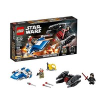 레고 LEGO 스타워즈: 라스트 제다이 A-윙 대 TIE 소음기 마이크로파이터 75196 키트(188개)(제조업체에서 단종)