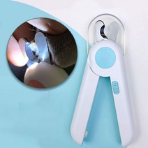 멈머네 반려 동물 LED 발톱 깎이 강아지 자르는법 갈이 고양이 발톱깎기 손톱깎이 새끼 발톱깍기, 핑크