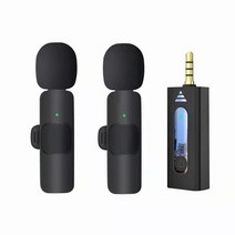 무선 인이어 핀 마이크 휴대용 소형 녹음 3.5mm 라발리에 라펠 카메라 스피커 스마트폰용 무지향성 콘덴서 youtube용 녹음, k35 원 드래그 투