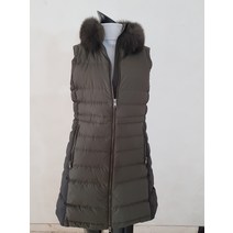 [중고] ​018 블랙야크 폭스퍼 구스다운 롱패딩 90 (NB10671)