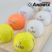 중고골프공 A- 젝시오 컬러 화이트 3피스 4피스 혼합 30개, 단품