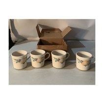 빈티지 코렐 Abundance Pattern 커피 머그컵 세트 Of 4 Corning