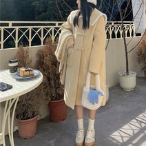 모찌봉 / 솜패딩 누빔 러불리 카라 코트