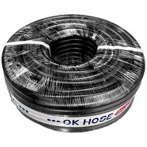 흑편사 호스 13 15 19 25mm X 30~50M /농업 펌프 동력 물 수도 흑 고압 스프링쿨러 좋은, 15mm*100M, 1롤