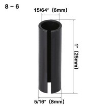 라우터 비트 어댑터 콜렛 6 6.35 8 10 12 12.7mm CNC 밀링 커터 정밀 척 엔드 밀 공작 기계 홀더, 01 8mm to 6mm