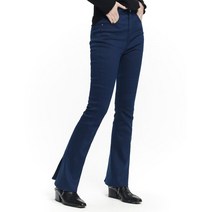 메종미네드 W FLARE JEGGINGS 데님 팬츠 바지 블루