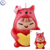 양초diy 캔들점토 양초재료 동물 캐릭터양초만들기 캔들만들기세트 양초만들기재료 diy캔들 양초만들기세트 캔들