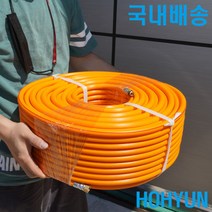 농약호스 고압분무기 동력 농업용 인삼 호스 내경 6.5 / 8.5 / 10 / 13 mm 호현산업, 2.분무기호스 황색 내경8.5mm x 100m, 1개