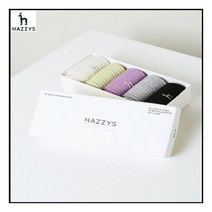 헤지스레이디스중목양말5종세트 HSSS3B001