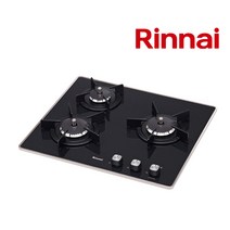 린나이 3구 빌트인 가스렌지 RBR-PF3001D_건전지점화방식, LPG, RBR-PF3001D