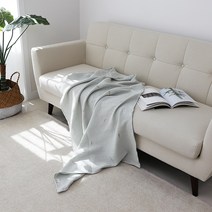 자수 3중 요루거즈 블랭킷 아기이불, 리프자수 그린S