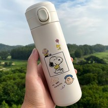 POMTOR 스누피텀블러 벚꽃 미니 디즈니 우정템 새지않는 보온병, 상세페이지 참조, 450ml 스누피 컵 BW1101 스누피, 상세페이지 참조