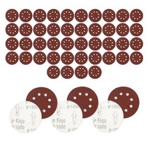 ZIO-BIZ 원형사포 1000방 50장세트 125mmX125mm / 원형 사포 샌딩페이퍼 샌드페이퍼 샌딩사포 연마지 목공사포 목공용사포 종이사포 전동드릴사포 드릴사포 드릴용사포, 1개