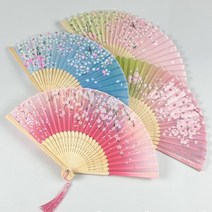 부체 쥘부채 한국 무용 합죽선 선녀 산조 국악 옛날 판소리 외국인 선물 전통 그림 부채춤 손부채 꽃모양 매화 접부채 접이식 접는 실크 나무 컬러 접이 휴대용 인테리어