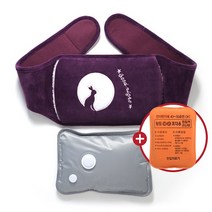 복부 찜질 핫팩 찜질기 온수 찜질팩 복대형(퍼플-달토끼)