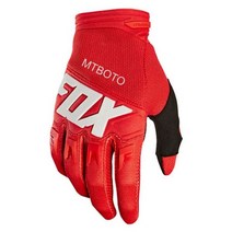 MTBoto-폭스 남성용 라이더 장갑 자전거 모토크로스 ATV UTV 라이딩 레이스 장갑 여름 사이클링 MTB 레이싱 장갑, XXL, All Red