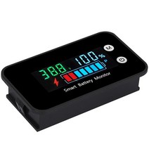 7-100V 디지털 배터리 용량 테스터 모니터 전압 온도 스위치 자동차 선박용, 02 A