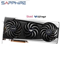 사파이어 rx 6700 xt rx6700 6700xt 니트로 + 비디오 카드 gpu amd radeon rx6700xt 12gb oc 그래픽 카드 컴퓨터 게임 pc 중고, 없음