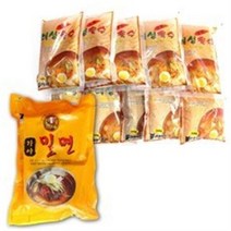 비프먹방 대용량 밀면사리 + 육수세트 (밀면사리 10인분 2kg 육수 10인분), 3개