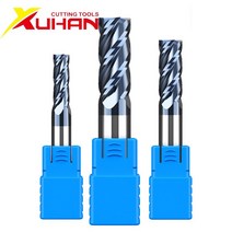 HRC50 1 2 3 4 5 6 8 10 카바이드 엔드 밀 밀링 절삭 공구 합금 텅스텐 스틸 커터 엔드밀 CNC 기계, 16X16DX100L-4F, 10pcs