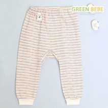 그린베베 봄가을 신생아용 유아 양면 실내바지