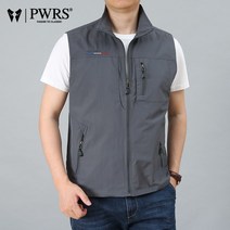 활동 조끼 단체 여름 등산 낚시 복장 작업복 어르신조끼, 6XL, 그레이