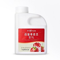 흥국F&B 리얼후르츠 딸기L, 1kg, 1개