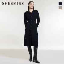 쉬즈미스 사이드 스트링 슬릿 니트 원피스 SSKOPM41010