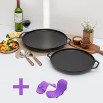 바바바 IH 딥그리들팬 36cm 인덕션 국산 캠핑 고기불판 생선구이팬 바베큐 삼겹살, 그리들팬+돔뚜껑 [가위+집게]
