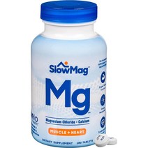 SlowMag 염화 마그네슘 칼슘 Magnesium Chloride Calcium 180정
