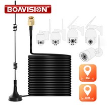 POE 연장기 케이블 2.4G 와이파이 확장 안테나 빨판 3m /10m 연장 BOAVISION 무선 PTZ 총알 IP 카메라용 5dbi Hing Gain Sucker, 1.3M