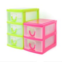 아이 방 미니 서랍장 수납함 책상 장난감 놀이 만들기 재료 공작, 기본, 3단