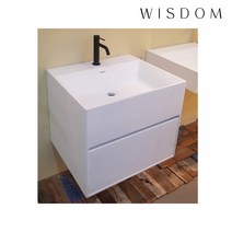 WD - 38426 F7/서랍장세면기/액상아크릴/세면대/WISDOM/아이스톤/iStone/WD 38426F7, 원홀타공, 미포함, 1개