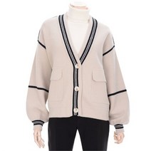르니앤맥코이 GD01 라인배색루즈핏가디건 MJ12CD700