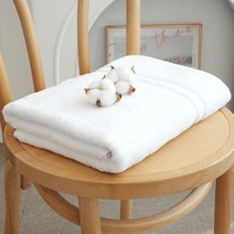 쉬라즈 더블보더 40수 바스타월 450g 대형수건 1장, 1개, 화이트