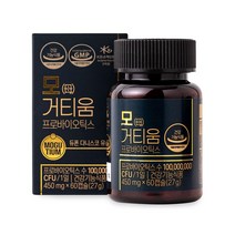 모거티움 450mg 60정 (1개월분) / 모발과 장 건강을 위한 프로바이오틱스 유산균 마이크로바이옴, 450mg×60정(1개월분), 1개