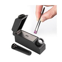Gem Refractometer Portable Jewelry Refractometer with Flashlight (Measuring Range: 1.3-1.81 RI) fo