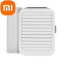 캐리어 소형 냉장고 Xiaomi 냉각 팬 3 in 1 미니 에어컨 수냉 팬 터치 스크린 타이밍 북극 냉각기 가습기, 하얀, 우리를