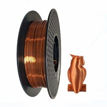 샤이니 실크 실버 PLA 필라멘트 1.75mm 3D 프린터 필라멘트 0.5KG 샤이니 메탈릭 메탈 실키 샤인 PLA 소재 500g, Silk Copper, Silk Copper