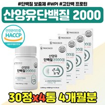 고단백질 BCA 여성 남성 추천 부모님 40대 50대 60대 WPC WPI 고트밀크 파우더 정 와이프 남편 20대 30대 산양유 단백질 미셀라카제인 장인어른 장모님 선물 어르신, 산양단백질 정제 x4통