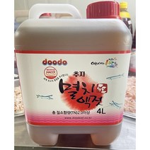 국내산 추자도 멸치액젓, 1개, 4L