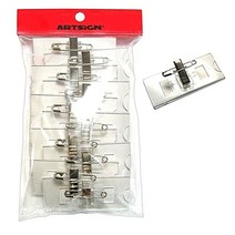 [ 아크릴명찰 10개입 70x30 ] 이름표 명판 가슴명찰 신분증 네임텍, 본상품선택