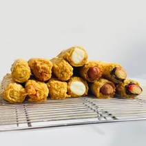 산아푸드 명품 수제 어묵바 통새우 통소시지 어묵바 미니 어묵 핫바 오뎅, 소시지 어묵바 500g 1팩