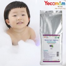 예꼬맘 밀크 버블바스 입욕제 피톤치드향 리필, 1000g, 1개